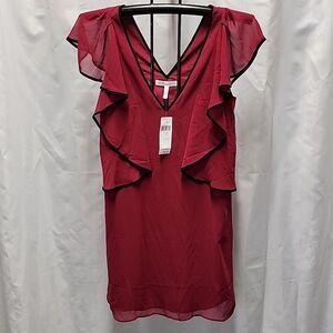 BCBGeneration turned ruffle tent dress